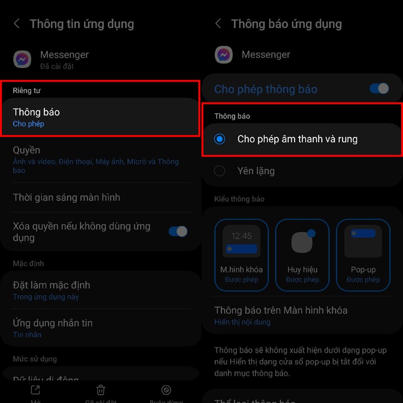 Cách sửa lỗi thông báo Messenger không có tiếng