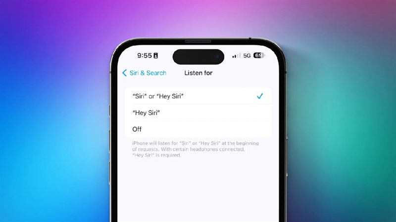 Hướng dẫn chỉnh cách gọi Siri trên iOS 17