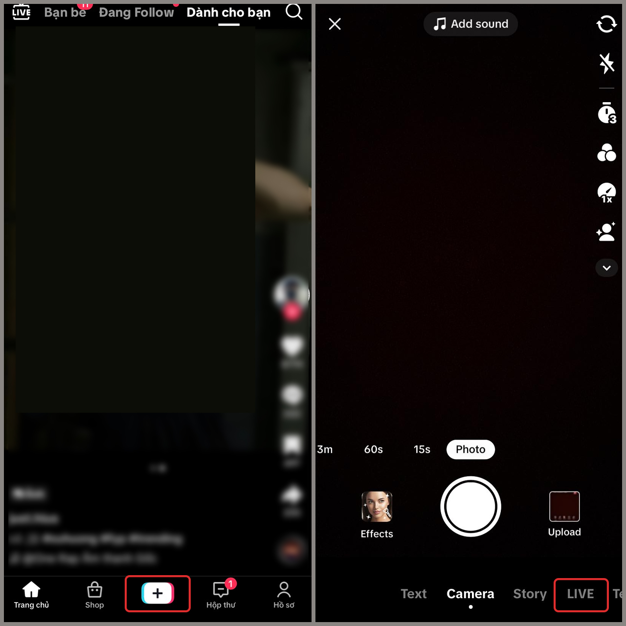 Cách livestream phát trực tiếp trên TikTok để trò chuyện với mọi người