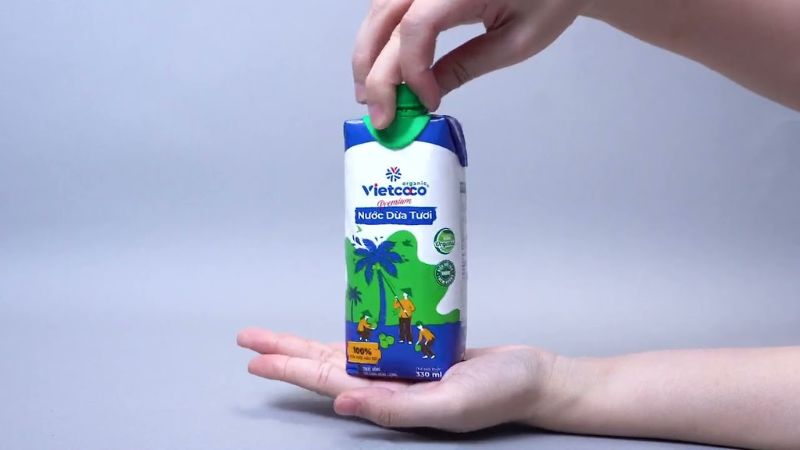 Nước dừa tươi Organic Vietcoco 330ml