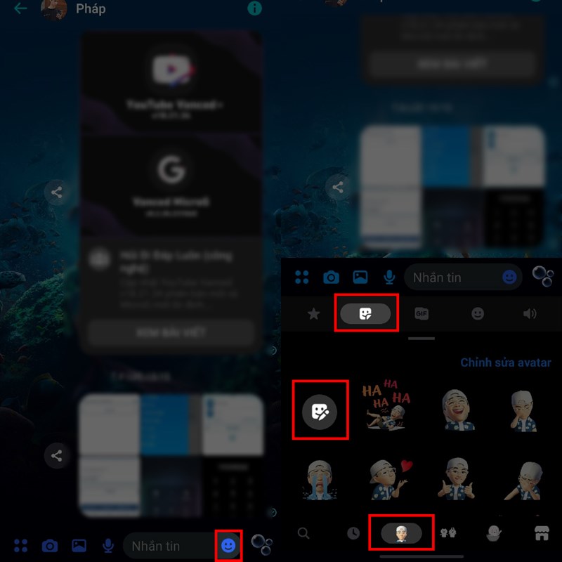 Hướng dẫn cách chỉnh avatar trên Messenger