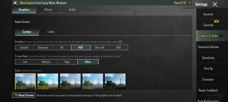 Thiết lập đồ họa PUBG Mobile mà mình sử dụng trên Xiaomi 13 Lite Thiết lập đồ họa PUBG Mobile mà mình sử dụng trên Xiaomi 13 Lite