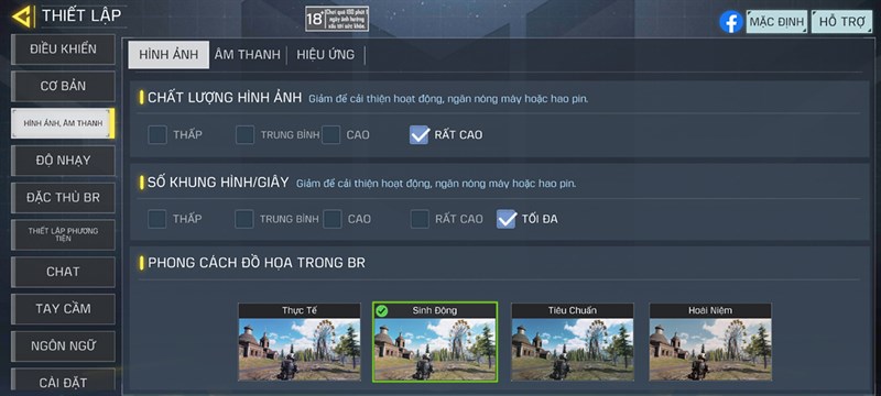 Thiết lập đồ họa Call Of Duty Mobile mà mình sử dụng trên Xiaomi 13 Lite Thiết lập đồ họa Call Of Duty Mobile mà mình sử dụng trên Xiaomi 13 Lite