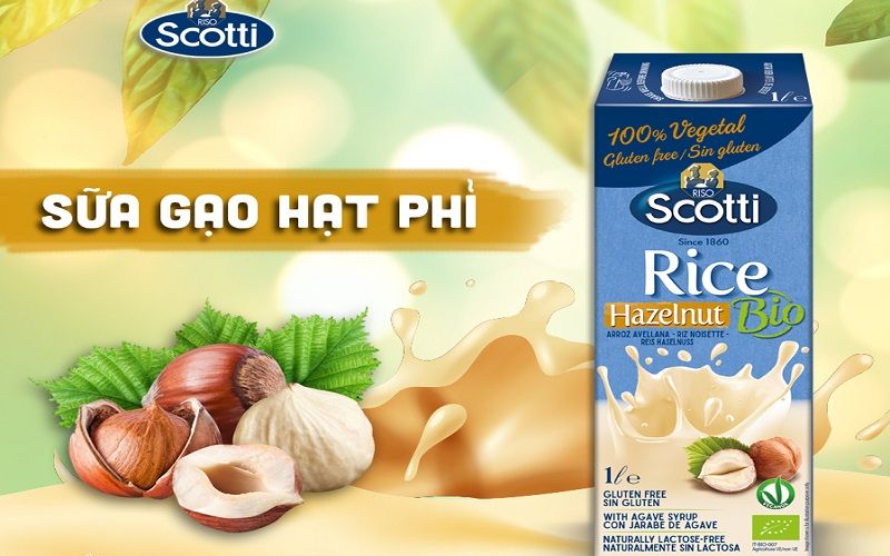 Sữa gạo rang hữu cơ Riso Scotti