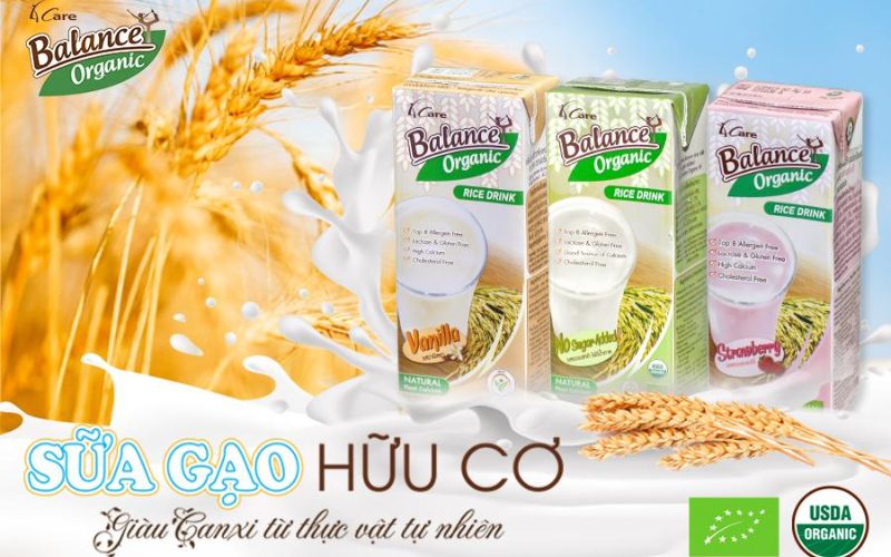 Sữa gạo hữu cơ 4Care Balance Organic