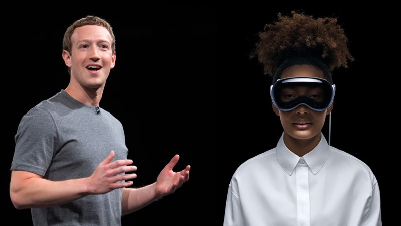 Mark Zuckerberg không đánh giá cao Vision Pro của Apple