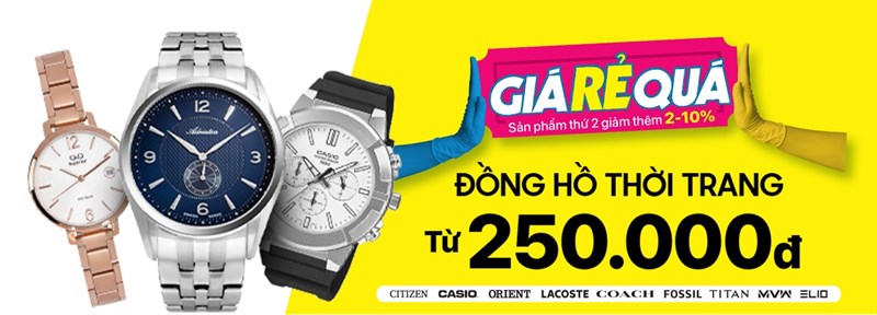 Có nên mua đồng hồ xả kho tại Thế Giới Di Động, đa dạng mẫu mã, thương hiệu lớn mà giá chỉ từ 250k
