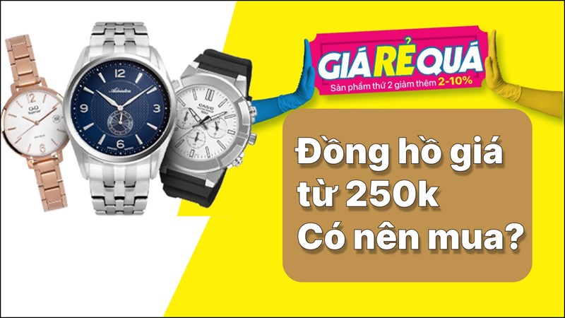 Có nên mua đồng hồ xả kho tại Thế Giới Di Động