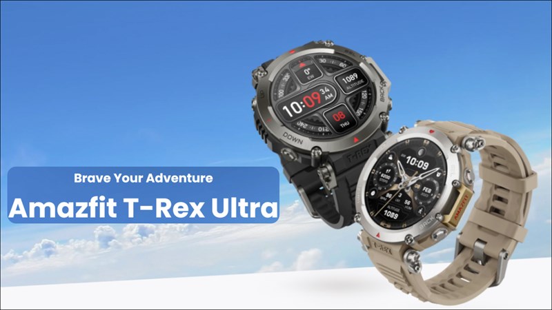 TOP 3 lý do nên sở hữu ngay Amazfit T-Rex Ultra: Có gì ngoài thiết kế hầm hố, siêu bền? TOP 3 lý do nên sở hữu ngay Amazfit T-Rex Ultra: Có gì ngoài thiết kế hầm hố, siêu bền?