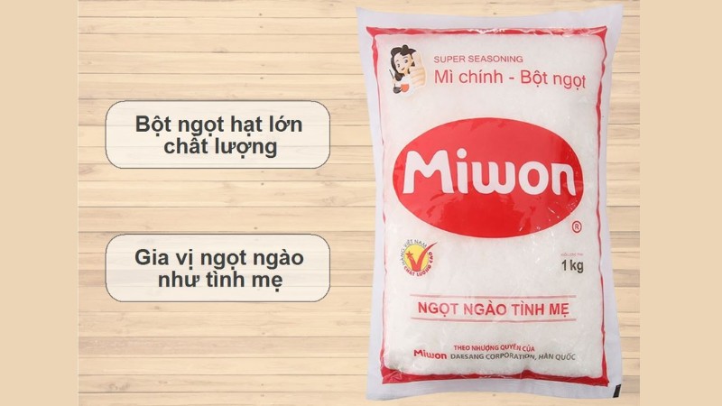 Bột ngọt hạt lớn Miwon gói 1kg