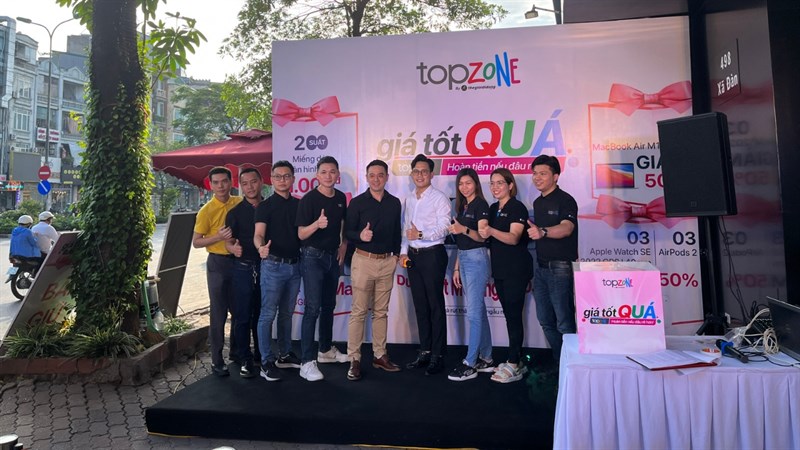 Toàn cảnh sự kiện giá tốt QUÁ tại TopZone