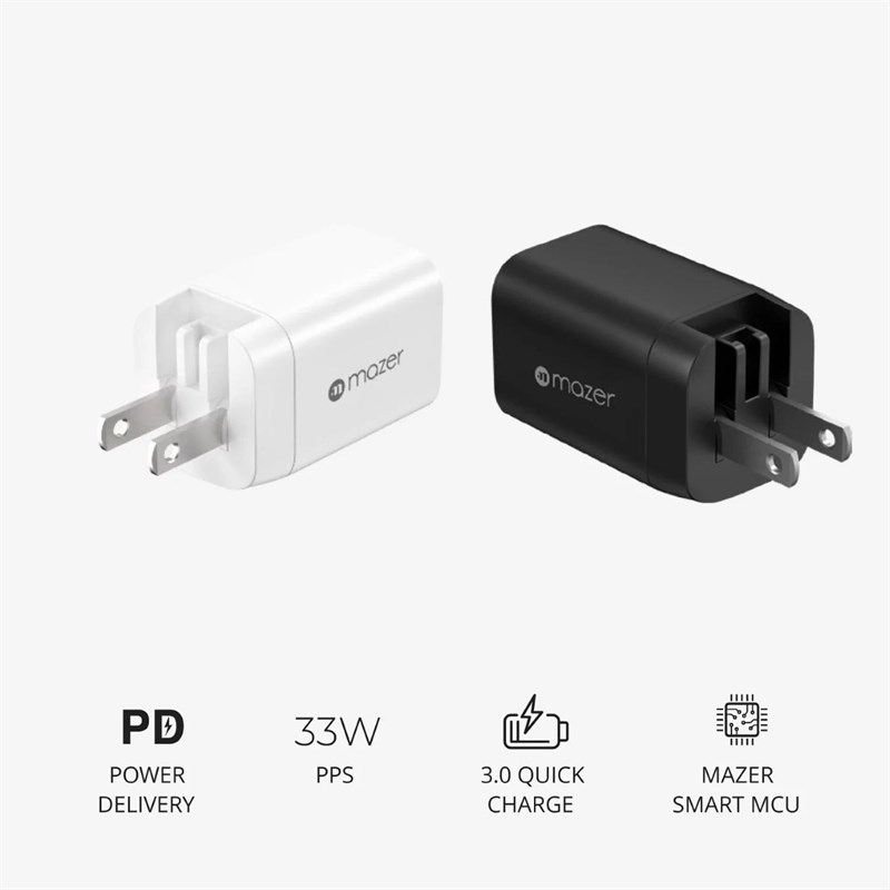 Adapter sạc Mazer T33W Adapter sạc Mazer T33W