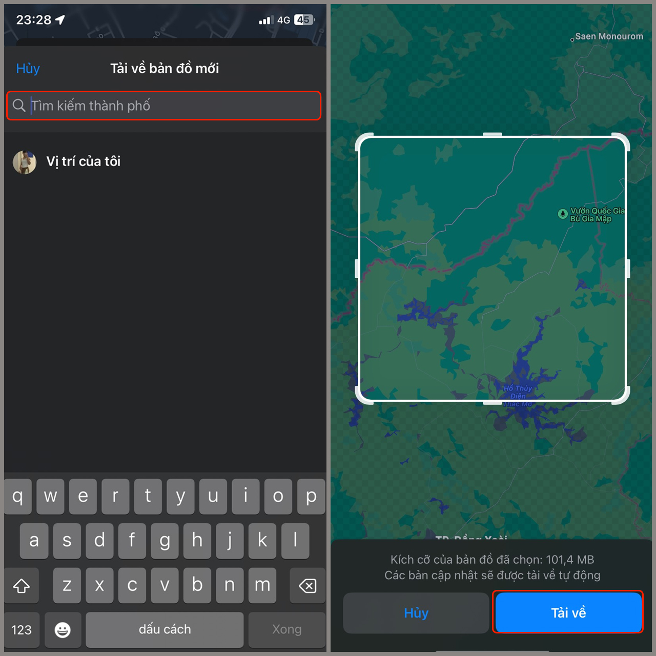 Cách dùng Apple Maps offline trên iOS 17