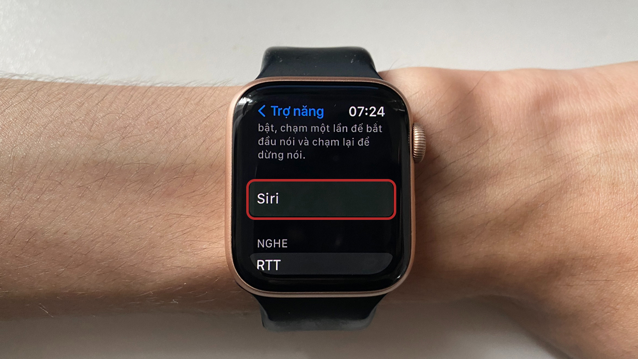 Cách sử dụng Siri trên Apple Watch