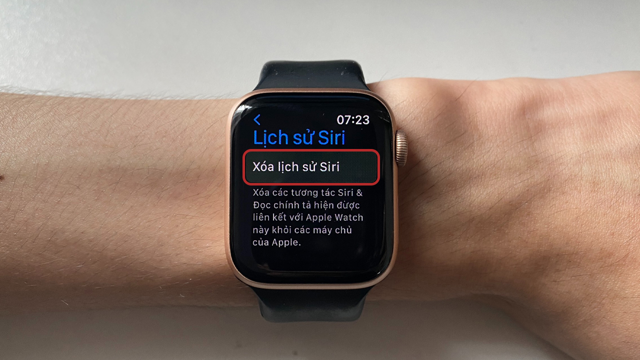 Cách sử dụng Siri trên Apple Watch