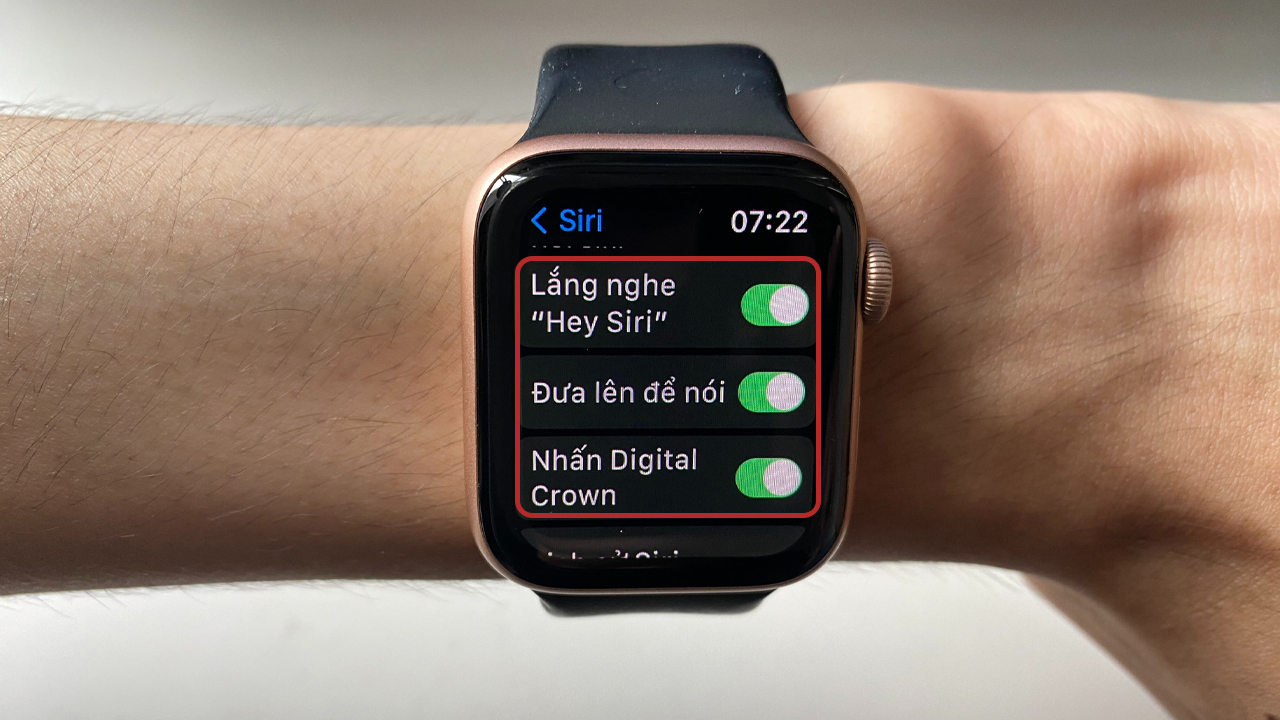 Cách sử dụng Siri trên Apple Watch