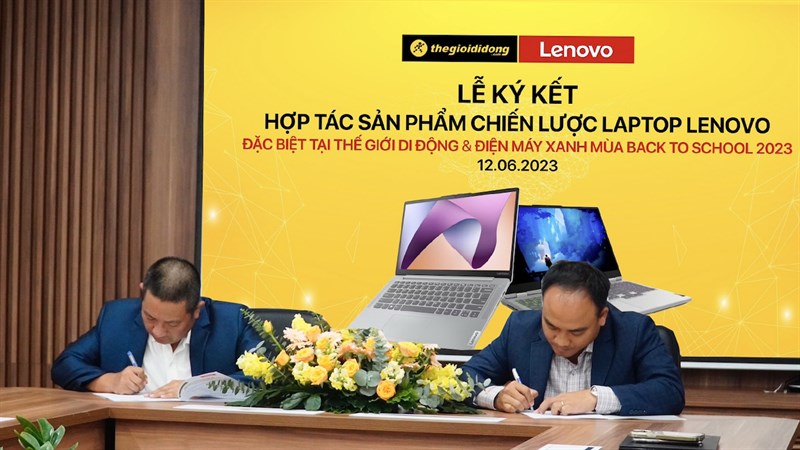 Lenovo ký kết với Thế Giới Di Động