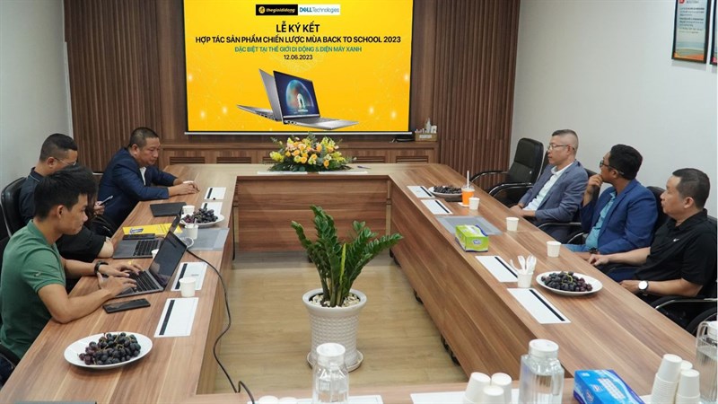 Thế Giới Di Động kí kết hợp tác với Dell để chào đón mùa Back to School 2023