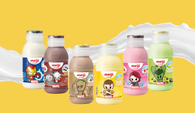 Meiji kết hợp Marvel ra mắt bộ sưu tập sữa tươi mới phiên bản giới hạn độc quyền