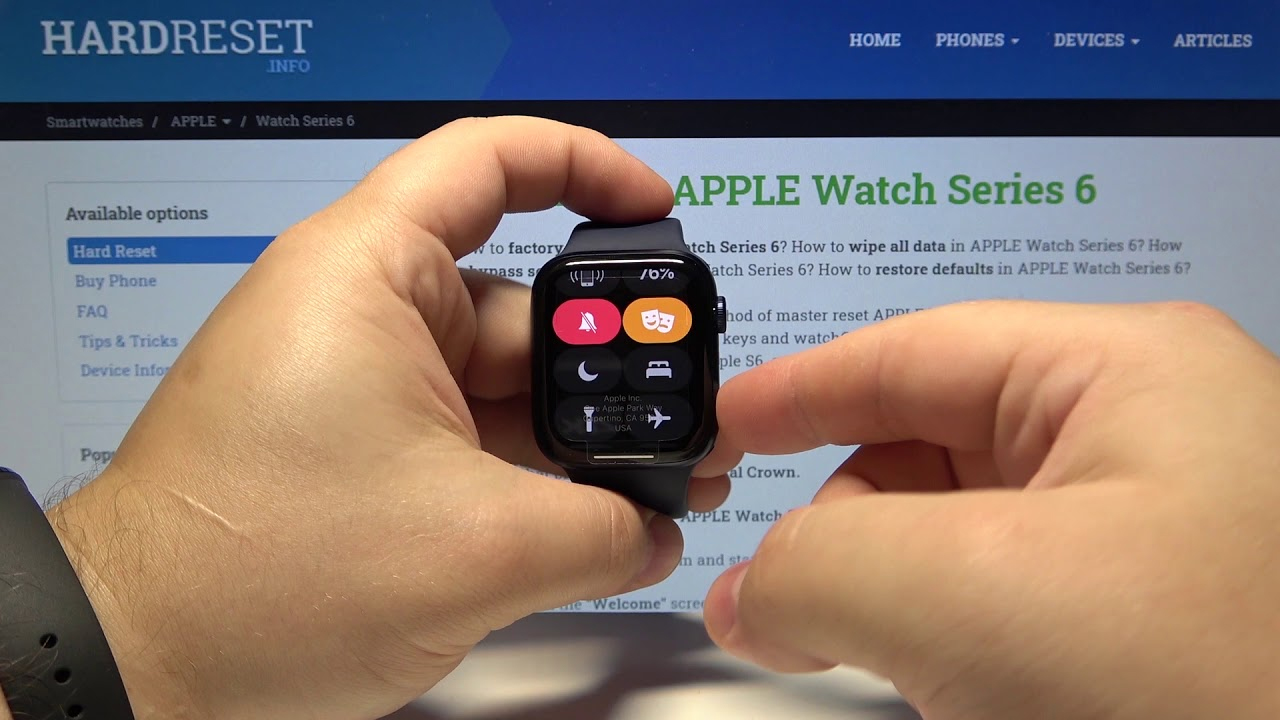 Cách tắt Theater Mode trên Apple Watch