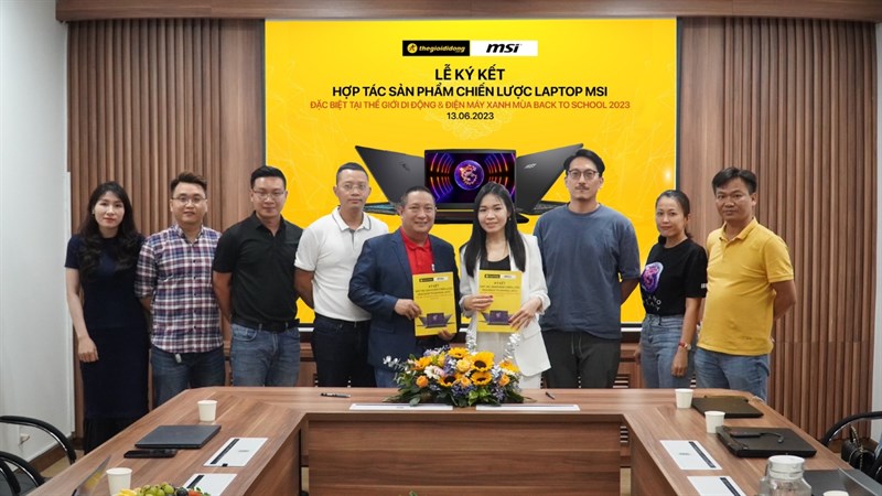 Thế Giới Di Động cùng Điện máy XANH đã chính thức ký kết hợp tác chiến lược với MSI Thế Giới Di Động cùng Điện máy XANH đã chính thức ký kết hợp tác chiến lược với MSI