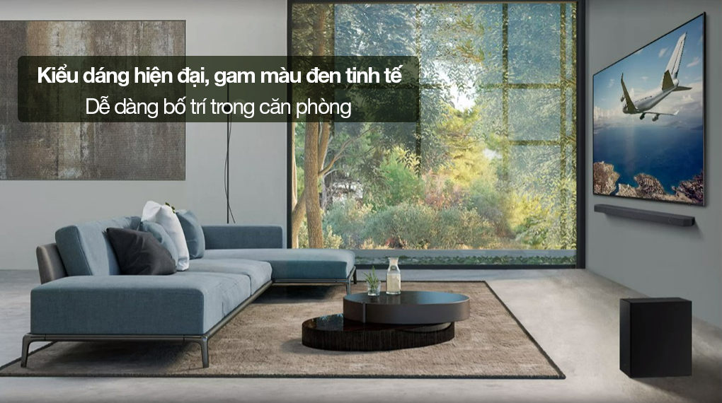 Loa thanh Samsung HW-Q700C/XV gồm có 1 loa thanh và 1 loa sub, được thiết kế gam màu đen tinh tế