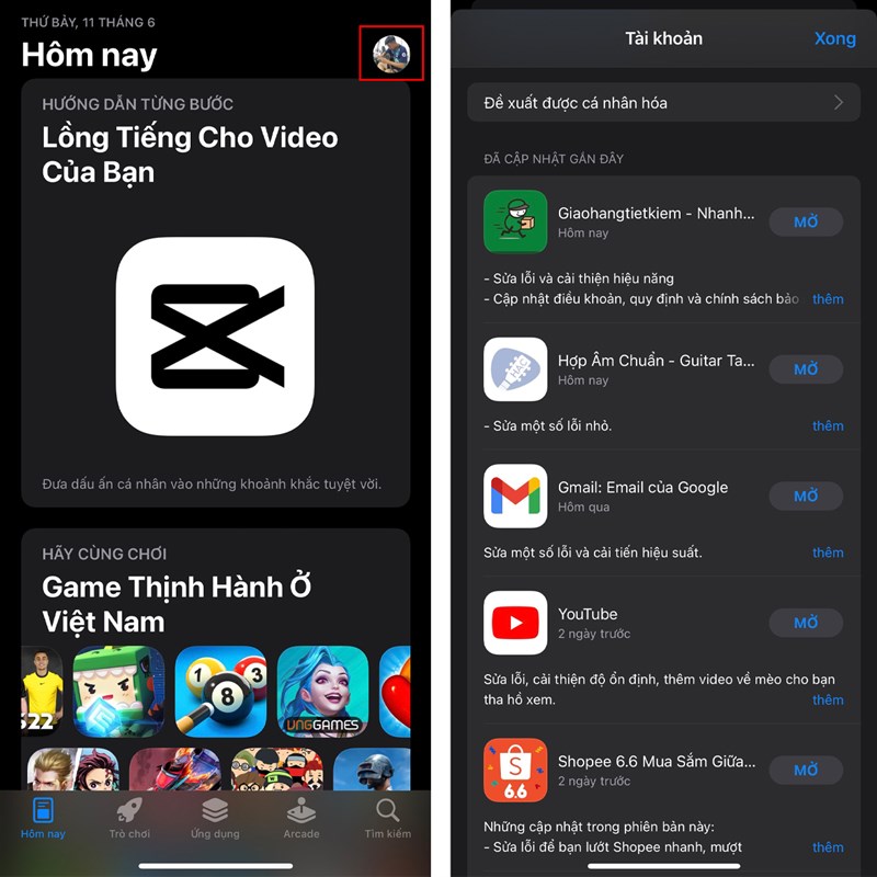 iOS 17 lỗi app ngân hàng