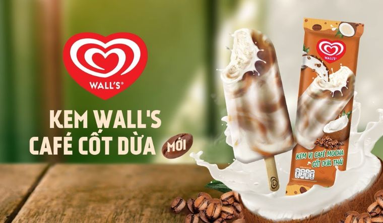 Wall’s giới thiệu kem café mocha cốt dừa Thái mới 