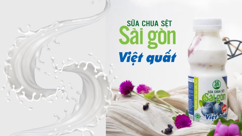 Sữa chua sệt SG Milk việt quất 300ml