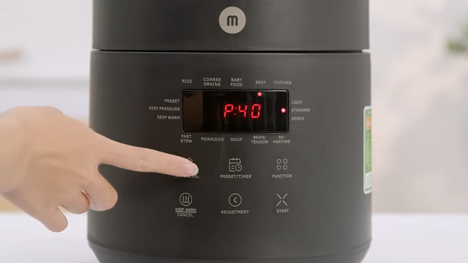 Tùy chỉnh được cả độ chín và độ mềm cho món ăn