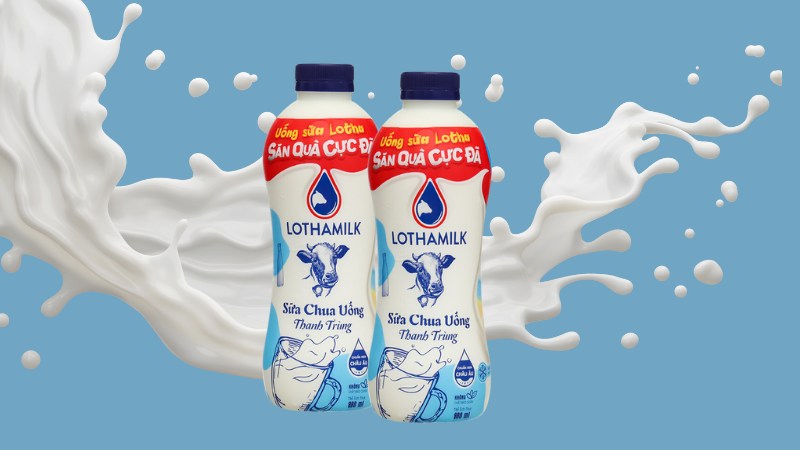 Hướng dẫn sử dụng và cách bảo quản sữa chua uống Lothamilk