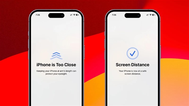 Khoảng cách Màn hình có sẵn trên tất cả các mẫu iPhone và iPad Pro có Face ID