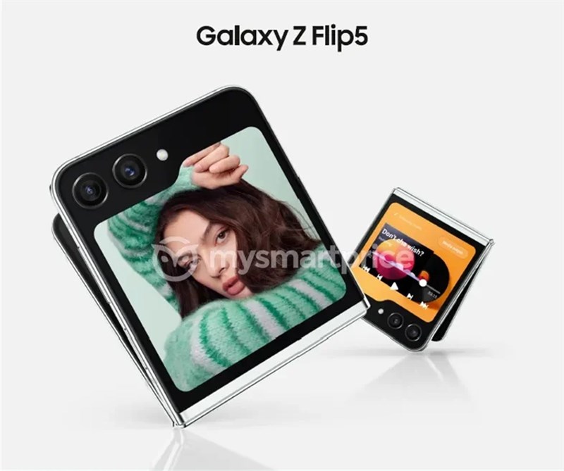 Rò rỉ hình ảnh chính thức của Galaxy Z Flip5