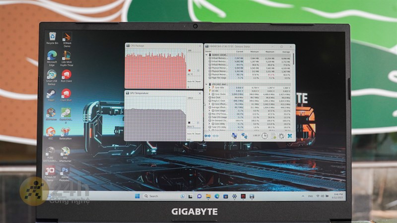 Cùng mình kiểm chứng khả năng tản nhiệt của GIGABYTE G5 GE thông qua phần mềm HWinFO64 nha Cùng mình kiểm chứng khả năng tản nhiệt của GIGABYTE G5 GE thông qua phần mềm HWinFO64 nha