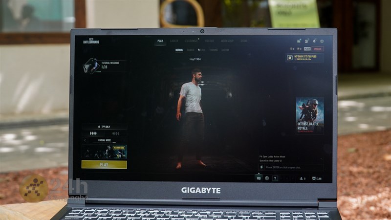 GIGABYTE G5 GE đáp ứng tốt nhu cầu chiến game Esport của mình. GIGABYTE G5 GE đáp ứng tốt nhu cầu chiến game Esport của mình.