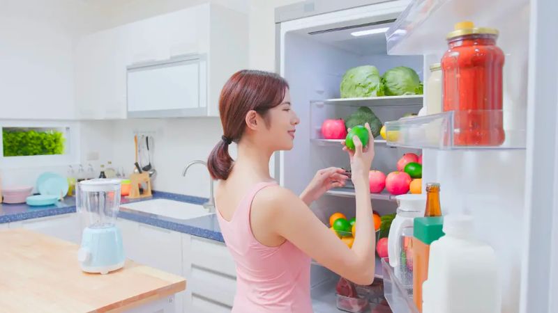 Remove all food from the refrigerator