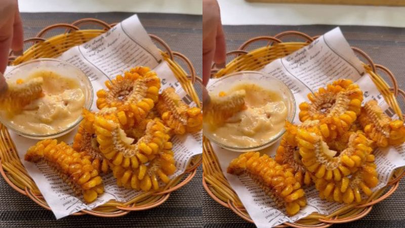 How to make crispy, greasy, delicious fried corn cobs