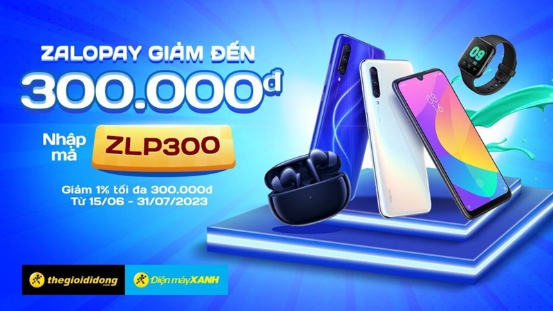 Quét mã ZaloPay ngay, giảm liền tay đến 300K khi mua hàng tại TGDĐ Quét mã ZaloPay ngay, giảm liền tay đến 300K khi mua hàng tại TGDĐ