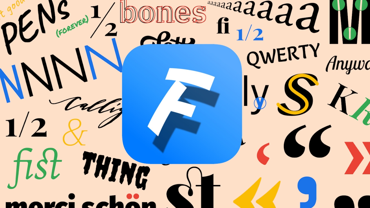 App tìm font chữ