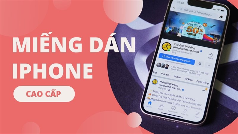 Miếng dán màn hình iPhone