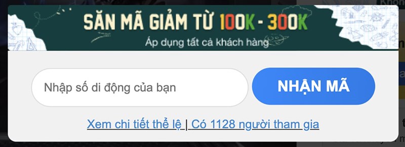 Nhận ngay mã giảm 300K khi mua laptop tại TGDĐ, ai cũng có, xem ngay!