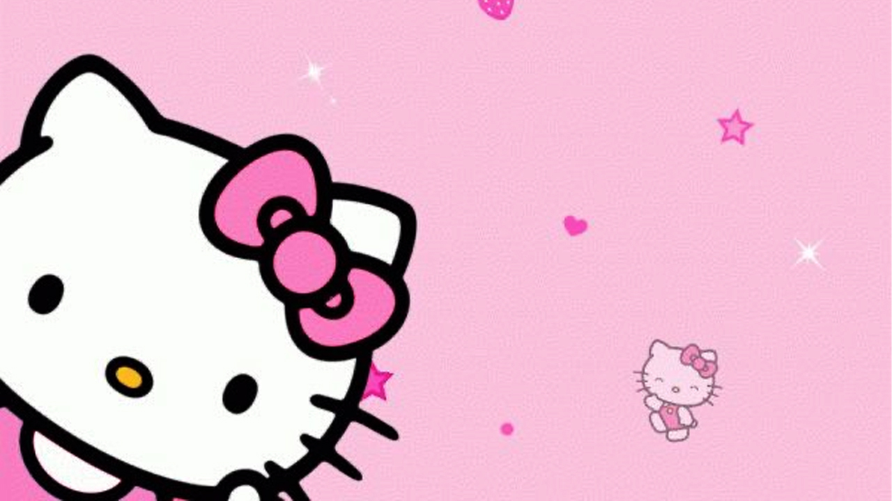 Bức tranh tô màu Hello Kitty, chú mèo đáng yêu vô cùng