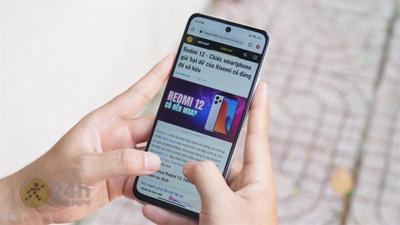 Màn hình lớn, hiển thị 'thông minh' trên Redmi 12 sẽ khiến bạn thích mê Màn hình lớn, hiển thị 'thông minh' trên Redmi 12 sẽ khiến bạn thích mê