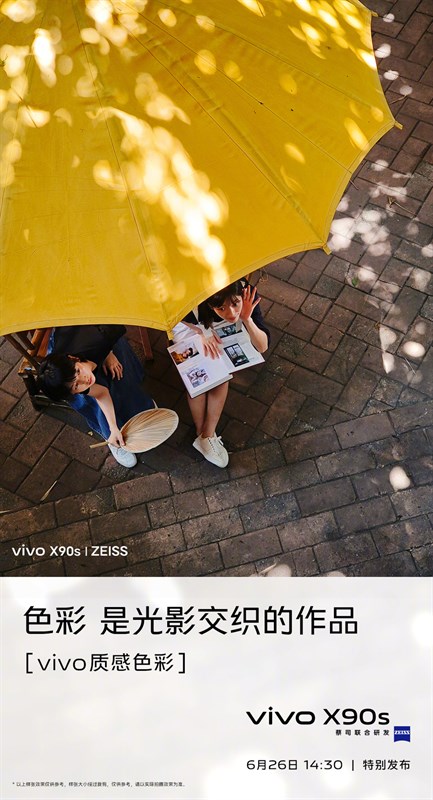 Ngày ra mắt cùng hình chụp từ camera Vivo X90s lộ diện khiến fan đứng ngồi không yên