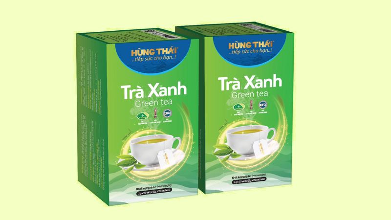 Trà xanh túi lọc Hùng Thái