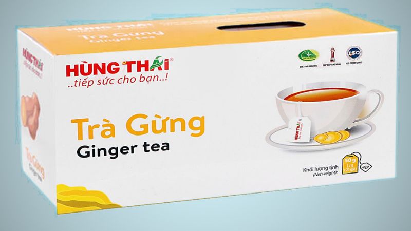 Trà gừng túi lọc Hùng Thái