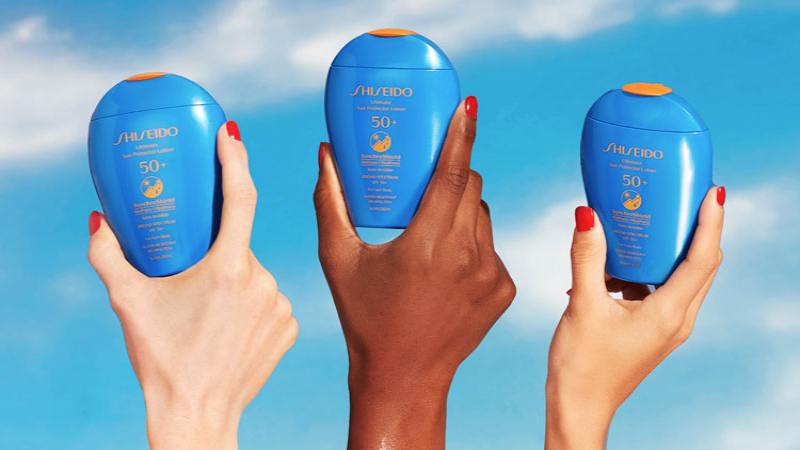 Shiseido Ultra Sun Protection Lotion Broad Spectrum SPF 50+ WetForce for Sensitive Skin & Children