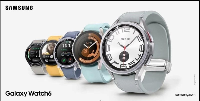 Rò rỉ hình ảnh quảng cáo của Samsung Galaxy Watch6