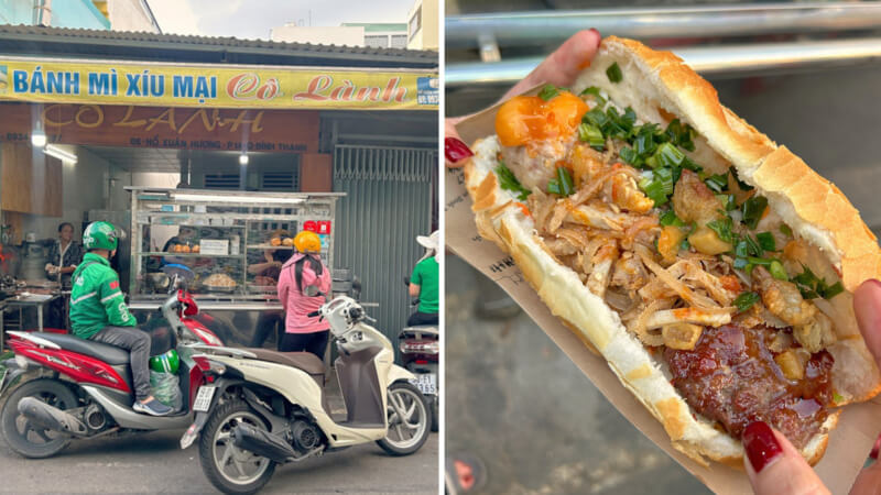 Uniquely, the banh mi shop “filled with broken rice” is extremely attractive to customers in Saigon