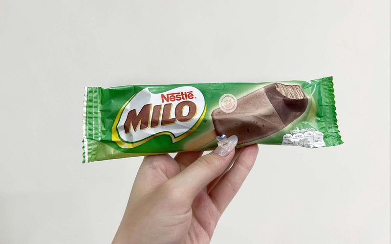 Kem que Milo chocolate lúa mạch Nestle